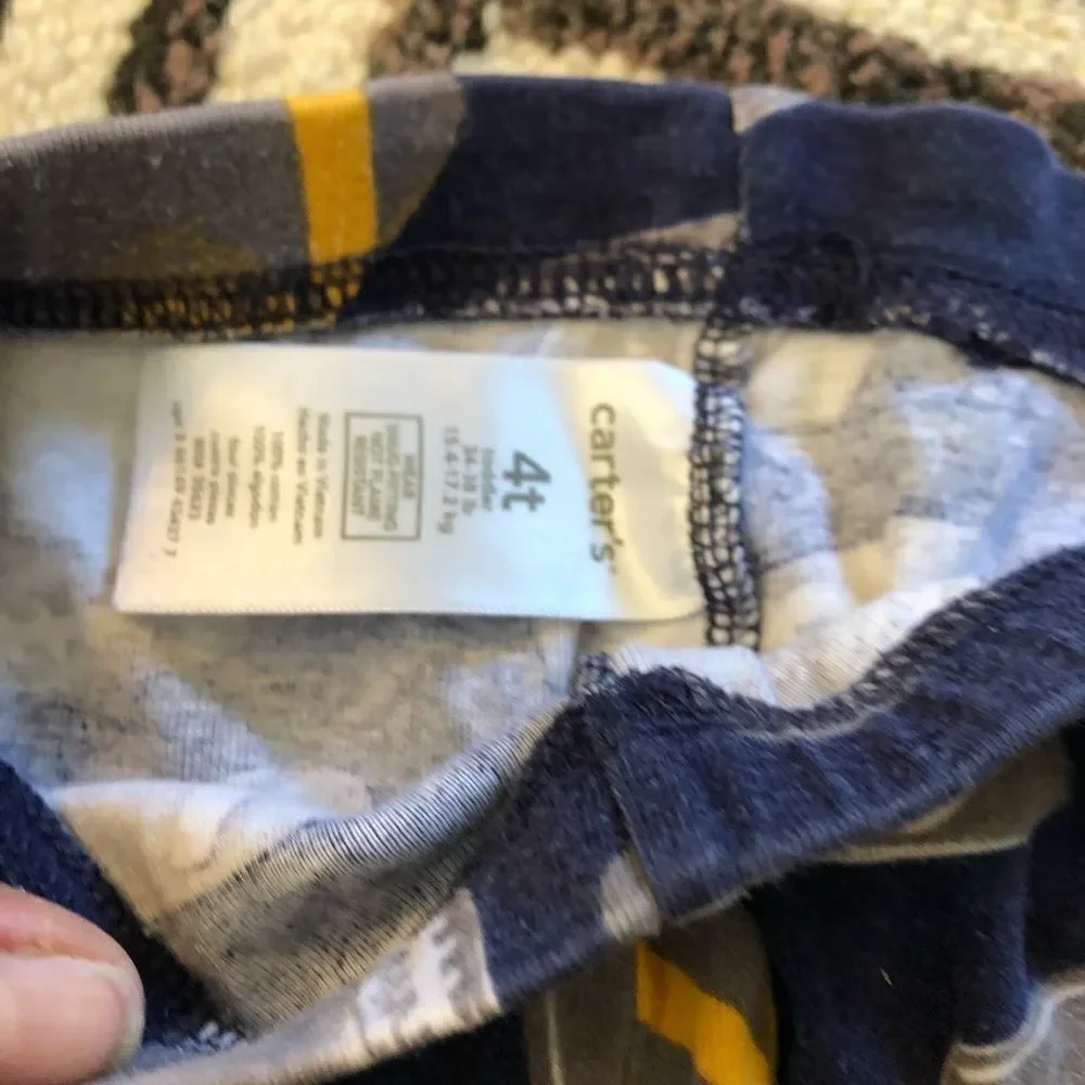 Carter’s Football pajamas